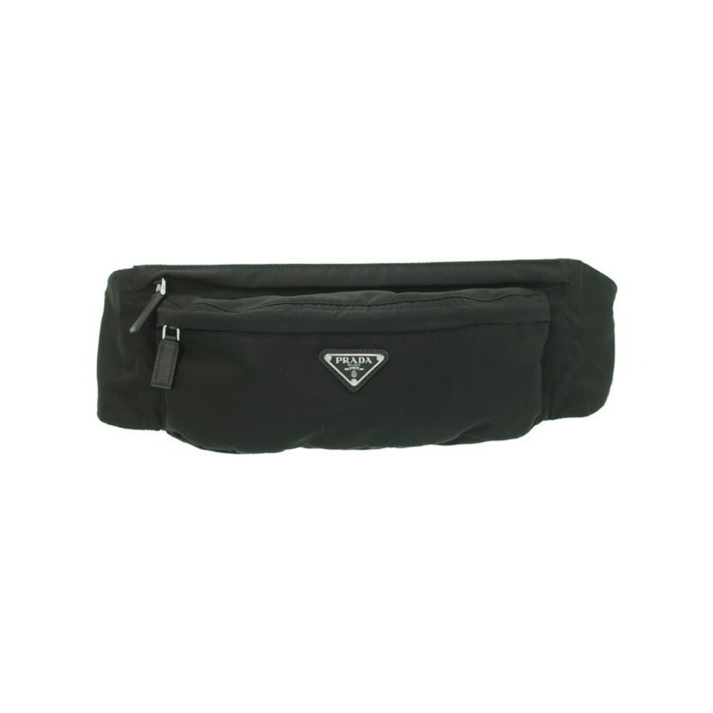 Prada belt bag black waist Body Bum Crossbody Bag Black
